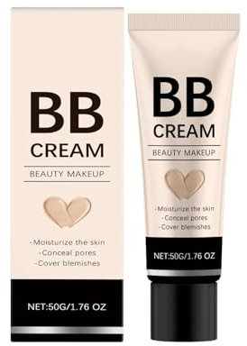 Getönte Tagescreme, Feuchtigkeitsspendender Concealer Cream Mit Hyaluron Und Aloe Vera Abdeckcreme Gegen Hautunreinheiten Für trockene Haut Natürlicher Glow 30ml (1PCS, 50G)