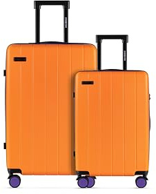 ETERNITIVE - Koffer Reisekoffer Hartschale aus ABS |Reisetrolley Leicht mit 4 Zwillingsrollen 360° | Gepäck mit TSA-Schloss