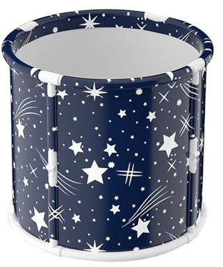 Vasca da bagno portatile pieghevole Adulti: vasca spa compatta, secchio di immersione 'acqua calda di ghiaccio, soluzione da bagno di stoccaggio facile per la casa, viaggi, uso esterno, relax