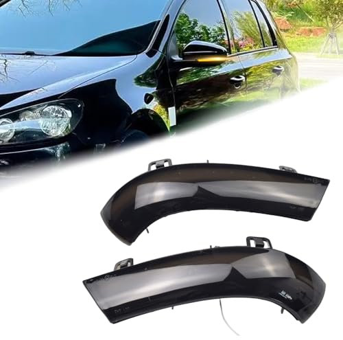 Fouedy Dynamischer Blinker für VW Golf 5 GTI V MK5 Jetta Passat B5.5 B6 Sharan Superb B5 EOS LED Blinker Spiegel Blinker Blinker