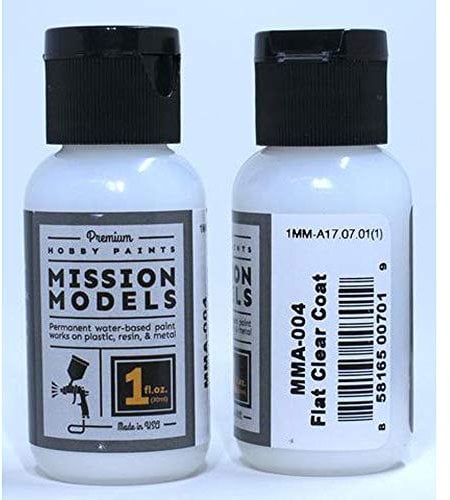 Mission 30ml (1oz) Flat Clear Coat Models MMA-004