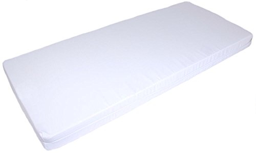 Baby Matratze WEIß für Kinderbett Wiege 70x140 60x120 90x40 Kinder Babymatratze 40x90 cm