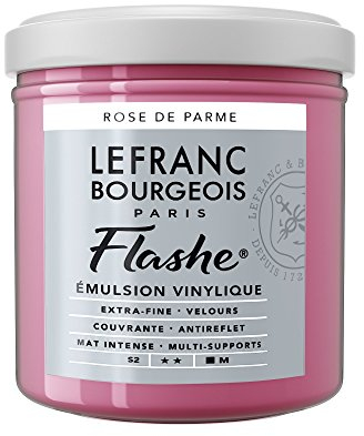 Lefranc Bourgeois Flashe Acrylique Pot 125ml Rose De Parme