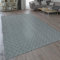 Paco Home Teppich Wohnzimmer Esszimmer Küche Flecht Web Muster Modern Grau, Grösse:60x100 cm