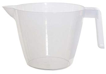 Whitefurze Verre doseur de 2 litres. - Beige - Taille Unique