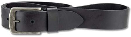 Bernd Götz 4CM BUEFFEL LEDERGUERTEL, schwarz, schwarz( (0020)), Gr. 110
