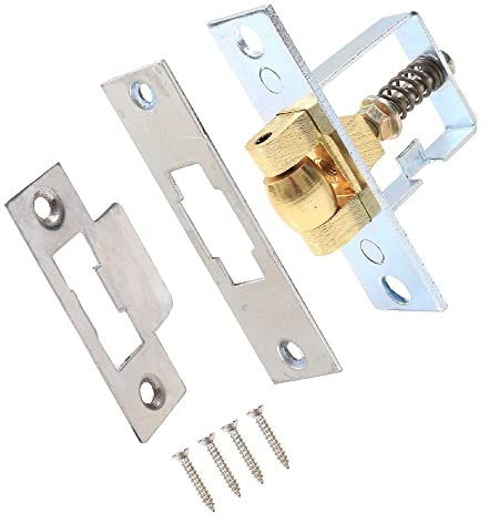 TERF® Heavy Duty Adjustable Roller Catch Mortice Door Latch Spring Ball Door Latches including Fixing Screw - Pack of 1