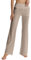 LaiEr Damen Bootcut Yogahose mit Taschen, hohe Taille, ausgestelltes Bootleg Yoga Workout Hose mit Seitentaschen, Hellbraun,XXXL