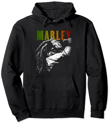 Bob Marley Rastaman Vibrationsgewaschen Pullover Hoodie