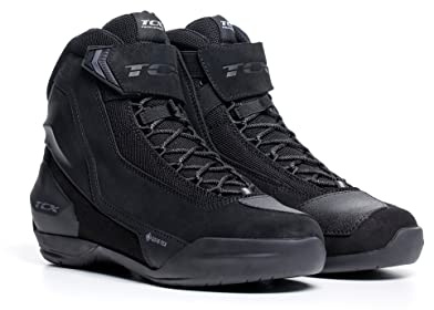TCX Herren Jupiter 5 Gore-texHerren-Motorradschuhe, Schützend, mit Gore-Tex Performance-Membran in Wildleder-Obermaterial Integriert, Schnürung und Klettverschluss