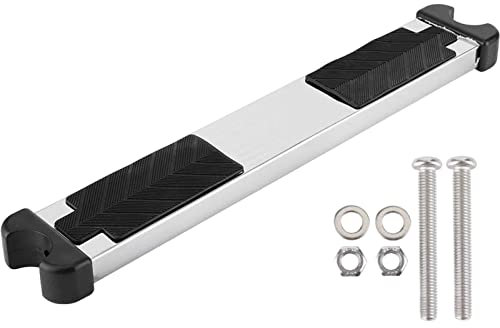Scaletta per piscina fuori terra, in acciaio inox, con cuscinetto in gomma antiscivolo, accessorio per pedali, per la maggior parte delle scale fuori terra e interrate