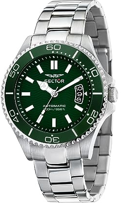 Sector No Limits Grüne Herrenuhr in limitierter Auflage, Automatik, Analog, 230 Anniversary 50th Years Collection – R3223161013