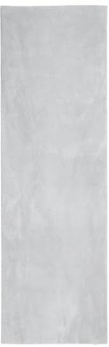 vidaXL Teppich HUARTE Kurzflor Weich und Waschbar Grau 80x250 cm