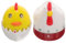 MUCKLILY 2St Eierschalen-Hähnchen-Timer mechanischer Küchentimer Countdown-Timer Uhr küche küchenuhr mechanisches Zeitmessgerät Zeiterinnerung Karikatur Werkzeug die Kette Küken Wecker