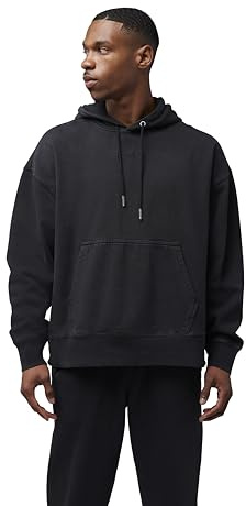Fox Wordmark Oversized Fleece Hoodie PO Pewter M