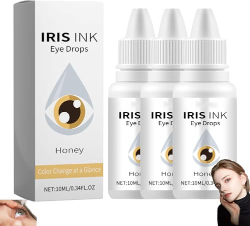 SOCLING Gotas para Los Ojos,Gotas para Los Ojos Vista Cansada,Gotas Que Cambian El Color De Los Ojos, Cambiar Las Gotas De Color De Ojos,Gotas para Los Ojos Que Cambian De Color(3Pcs)