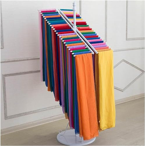 CATANK Schalhalter aus Metall, Einzelhandels-Ausstellungsständer, Hosenbügel für Bekleidungsgeschäfte, Schal-Hijab-Halter, gewerblicher Kleiderständer, Schal-Organizer, Gürtel-/Anzug-Unte