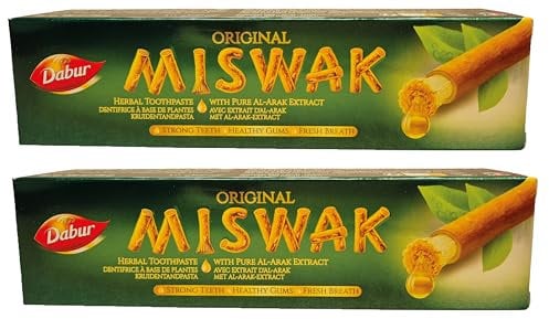 minafood-Set: 2 x Dabur MISWAK 154g - Fluridfrei