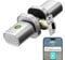 ThorBolt Fingerprint Door Lock with Keypad Door Knob, HomeKit Lock Over 𝗧𝗛𝗥𝗘𝗔𝗗, HomeKit Hub 𝗥𝗲𝗾𝘂𝗶𝗿𝗲𝗱, 𝗶𝗢𝗦 𝗢𝗡𝗟𝗬 Smart Lock for Interior Door, Bedroom, Office, MK1 Silver