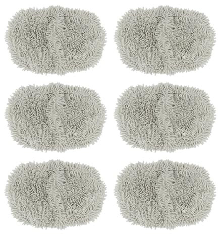 6 Pieces Reusable Floor Mop for SwifferSweeper XL Dry Sweeping Cloth Wet Mopping Cloths Washable Microfiber Refills