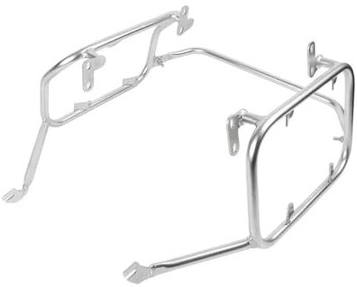 DZSGTTUJJ Porte-Bagages arrière Moto Sacoches de Coffre de Moto, Porte-Bagages, Support en Acier Inoxydable pour Suzuki pour V-Strom 1050 pour DL1050 2020 2021-ON Moto Porte-Bagages(Silver Pannier)