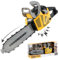 The Magic Toy Shop Toy Chainsaw for Kids Tools - Kids Chainsaw with Light and Sounds - Battery Powered Construction Tool for Boys and Girls - Outdoor Indoor Pretend Play Kids Toys Children Toys