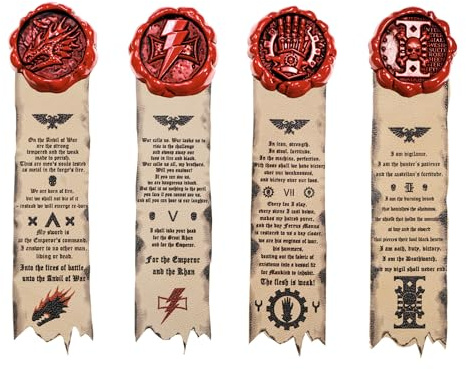 Starforged Warhammer 40K Purity Seals Salamander, Deathwatch & White Scars 2024 Set, Legierter Stahl Leder