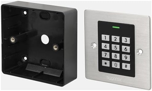 Sygonix SY-6097866 Code-Tastatur mit RFID Unterputz 12 V/DC, 18 V/DC IP66