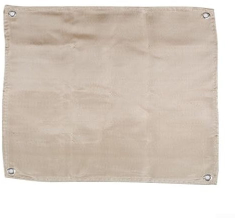 Feuerfeste Grillmatte Wärmedämmung Schutz zum Grillen auf Holz, Zement und Gras (45 x 45 cm)