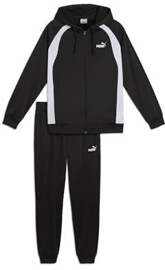 PUMA Herren Poly Trainingsanzug mit Kapuzenjacke L, Black