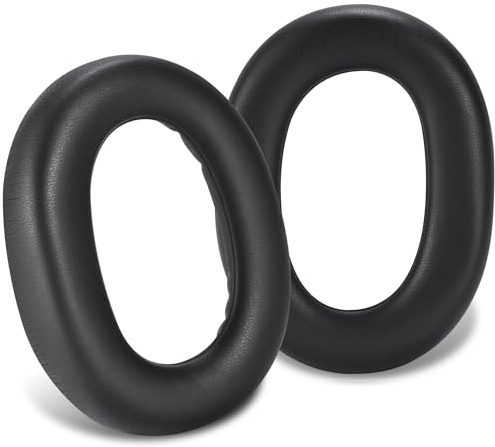 Lukvcoe Protein Leather Replacement Earpads Cushions for Jabra Elite 85h Wireless Over-Ear Headphones – Ear Pads Featuring Soft Protein Leather and Noise-Isolation Foam