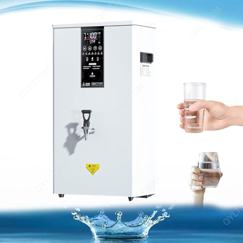 FHRKA Dispenser Automatico di Acqua Calda istantanea, bollitore per Acqua Calda da 3000W, montabile a Parete/Uso da scrivania, Altezza del Rubinetto 27CM (80L)