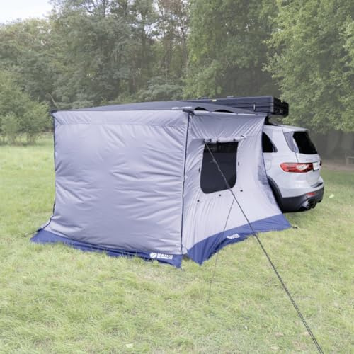 NATURBUMMLER Seitenwände für Seitenmarkise Shadow+ [UV50+ 800mm] wetterfester Windschutz – Erweiterung mit Fenstern & Moskitonetz Camping Zubehör