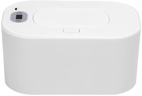 Jelquix Wet Wipe Warmer Efficient Even Heating Fast Warm-up for Home Car USB Powered Wipe Heater for Baby Care (Green Temperature Adjustment) (White Temperature Adjustment)