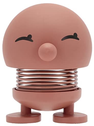 Hoptimist Soft Bimble Wackelfigur & Glücksbringer, Skandinavische Deko Figuren für Wohnzimmer, Schreibtisch, Büro, Bürodeko & Lustige Kleine Geschenke, 4,5 x 5,8 x 6,6 cm, Small, Ruby