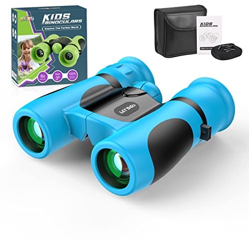Fernglas Kinder Vergrößerung 8X21, Einschulung Junge Mini Fernglas Kinder Spielzeug ab 3-12 Jahre, Outdoor Spielzeug Fernrohr Kindertagsgeschenke für Kleine Junge - Draußen, Wandern, Camping