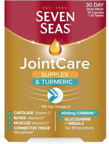 Seven Seas Jointcare Supplex & Turmeric 30 Duo Caps by Seven Seas (Packs of 3)