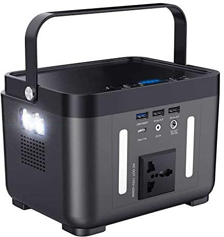 WSHA Generador portátil de 200 W, batería de Litio de Respaldo Recargable de 60000 mAh, Salida de CA/USB/CC, para emergencias de Campamento al Aire Libre