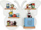 MR TEDDY BEAR Kinderregal Schmetterling | Holzregal für die Toniebox und Tonies | Tonie-Regal hergestellt in der EU | Wandregal zum Spielen und Sammeln | Für Mädchen und Jungen | Weiß