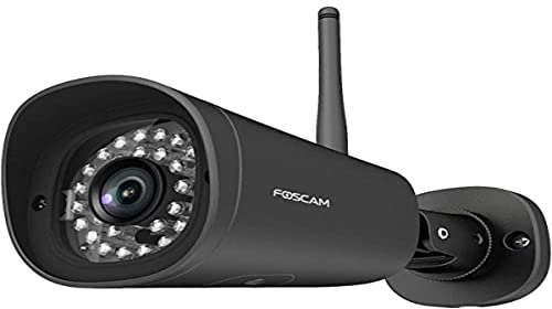 Foscam - FI9902P-B – IP-Kamera Wi-FI für den Außenbereich 1080p – Überwachungskamera Nachtsicht 20 m – Außenkamera mit Fernbedienung – Speicherung Distanz- oder Lokal (auf SD-Karte)