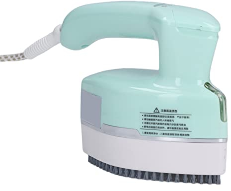 BHDK Cordless Mini Iron, Professional 2 in 1 1500W Three Levels Adjustable Micro Steam Iron, 5 Well Large Spray Handheld Portable Steamer, Mini Ironing Machine for Home and Travel(UK)