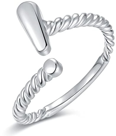 PAIHUIART Ring Ringe Damen Bijouterie Frauen Schmuck Einstellbar Vintage Fragezeichen Ringe Für Frauen Männer Paar Ring Einstellbar Fingerring Hip Hop Gothic Schmuck Geschenk Resizable -1