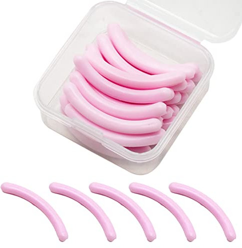 Silikon Wimpernzange Ersatzpads - Universal Nachfüllpackungen, 24 Stück (Rosa)