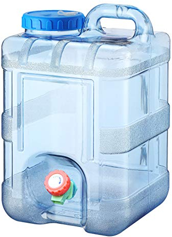 RuiDay 5-22L Reservoir Eau Camping Car,Portable Bidon d'eau avec Poignée,Jerrican Alimentaire avec Robinet,Parfait pour Voyage, Camping, Barbecue, Pêche
