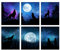 SUPERDANT Wolf Leinwand Wandkunst Ungerahmt Kunst 6 Stile Landschaft Dekorative Malerei Bilder Für Schlafzimmer Küche Kunstwerk Wohnzimmer Heimdekoration
