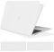 TECOOL Hülle Kompatibel mit MacBook Pro 13 Zoll 2016-2022 (M2 M1 A2338/A2289/A2251/A2159/A1989/A1706/A1708), Ultradünne Schutzhülle Hartschale Case mit Tastaturschutz (EU), Gefrostet Klar