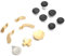 Sostituzione Gamepad Swap Joystick Paddle Accessorio per Controller X One Elite Series 2 (Oro)
