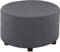 Meigeh Runde Hockerbezug Osmanische Bezüge Hockerbezug Rund Pouffe Schonbezug Hocker Abdeckung Fußhocker Runde Hocker Ottomane Bezug