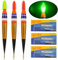 THKFISH LED Posen Angeln Angelposen Leuchtposen Angel Posen Set Angel Schwimmer Batterie Set 3 Stück,2#