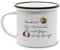 Tassenkasper - Theoretisch kann die Hummel nicht fliegen, ist ihr aber egal - Pummel & Marie, Vintage-Tasse